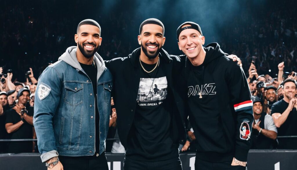 Drake and Eminem's Respectful Relationship