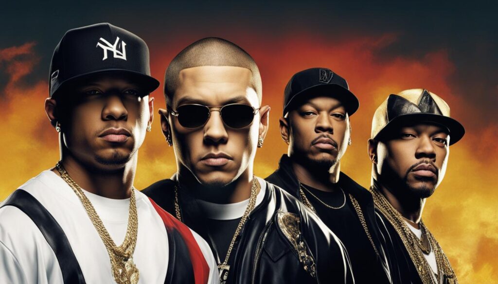 Eminem, Dr. Dre, and Xzibit collaboration