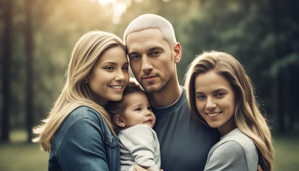 Eminem and his daughters