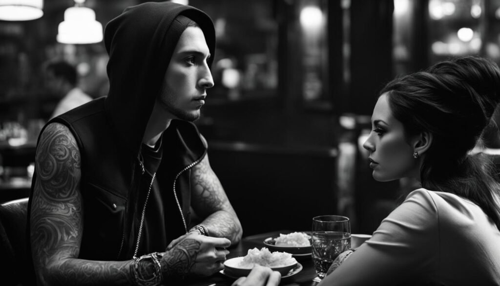 Eminem with a speculated girlfriend