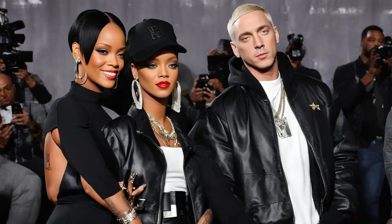 did eminem date rihanna