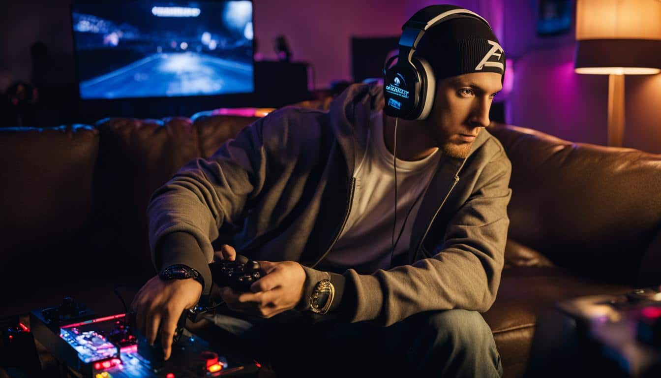 does eminem play video games