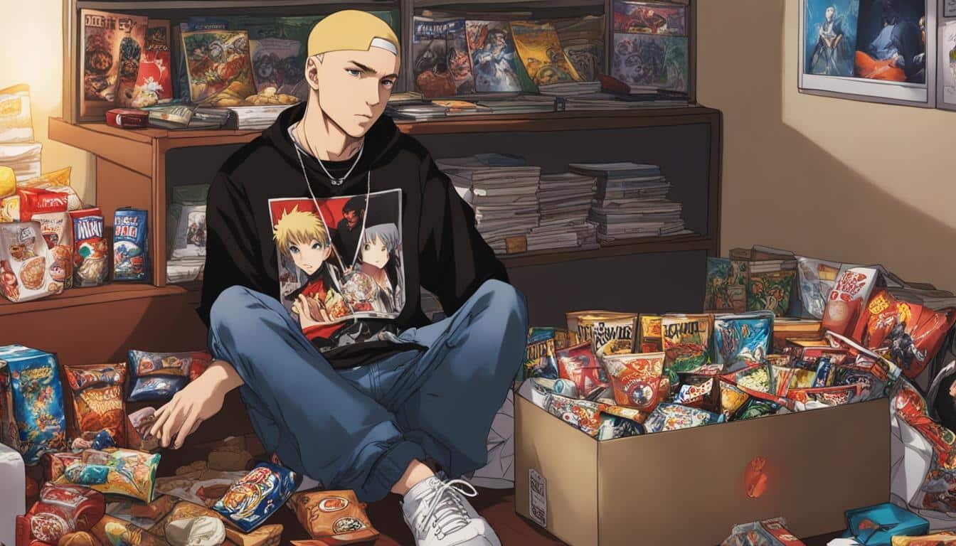 does eminem watch anime