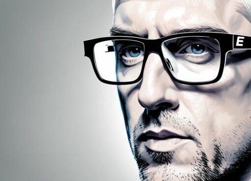 does eminem wear glasses