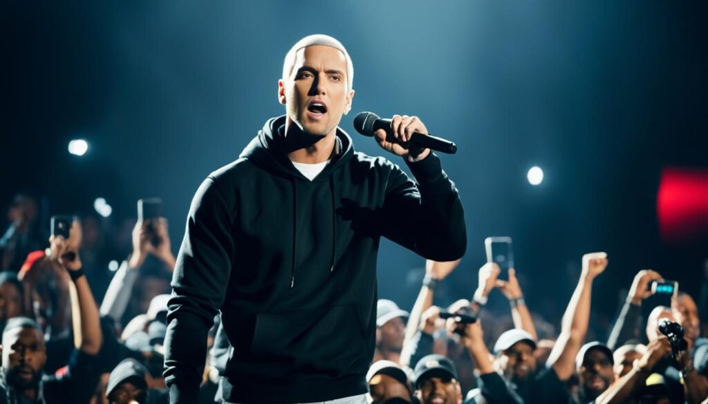 eminem lip syncing allegations