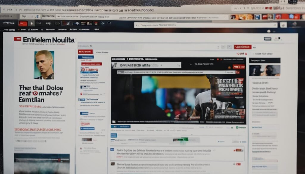 eminem trending rumors