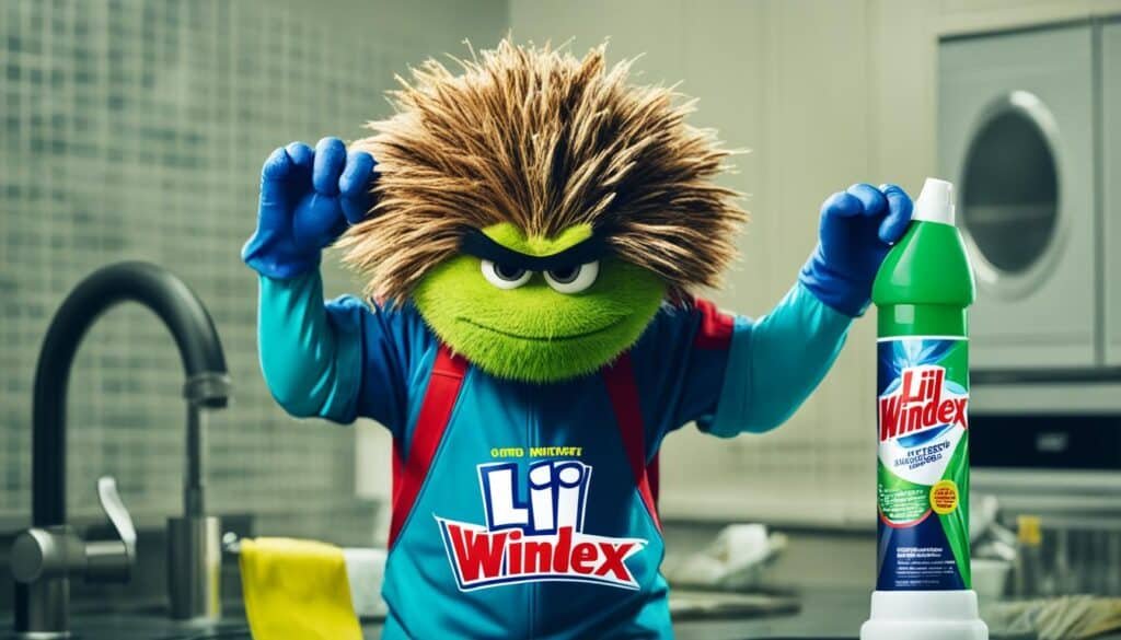 lil windex cleaning up