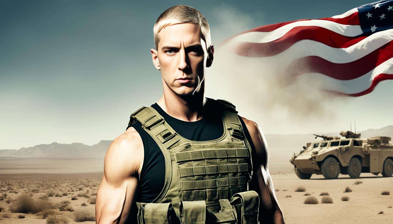 was eminem in the military